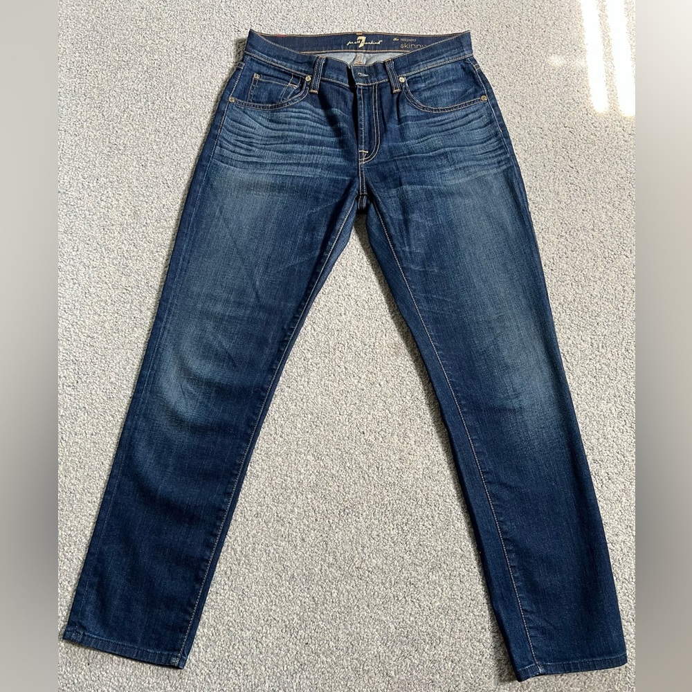 7 For All Mankind “Relaxed Skinny” jeans.  Size 27